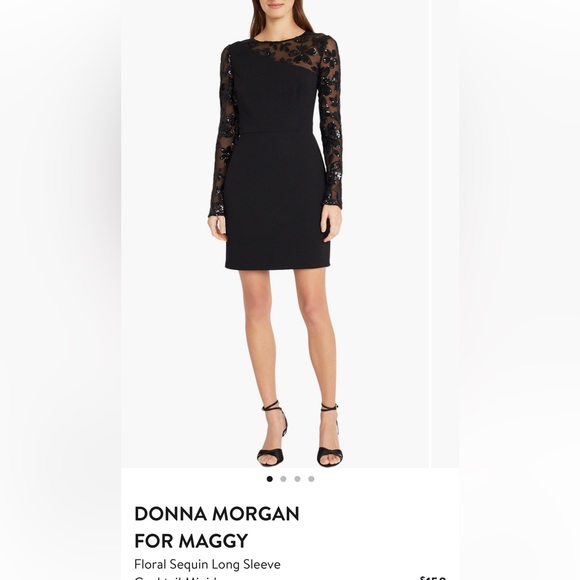 donna morgan black sequin dress Nordstrom Donna Morgan Fully Sequin Black